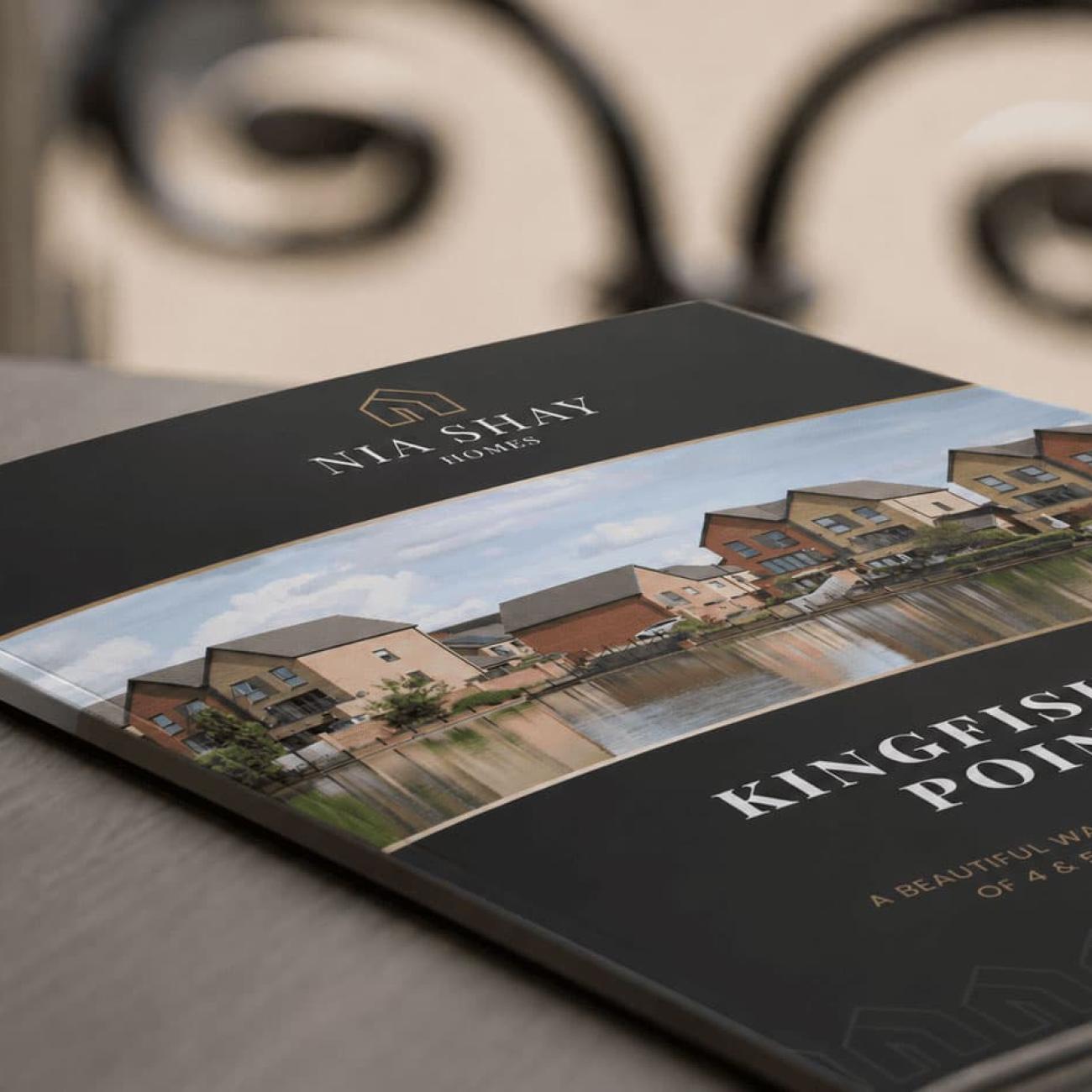 Marketing brochure created for a new homes property development.